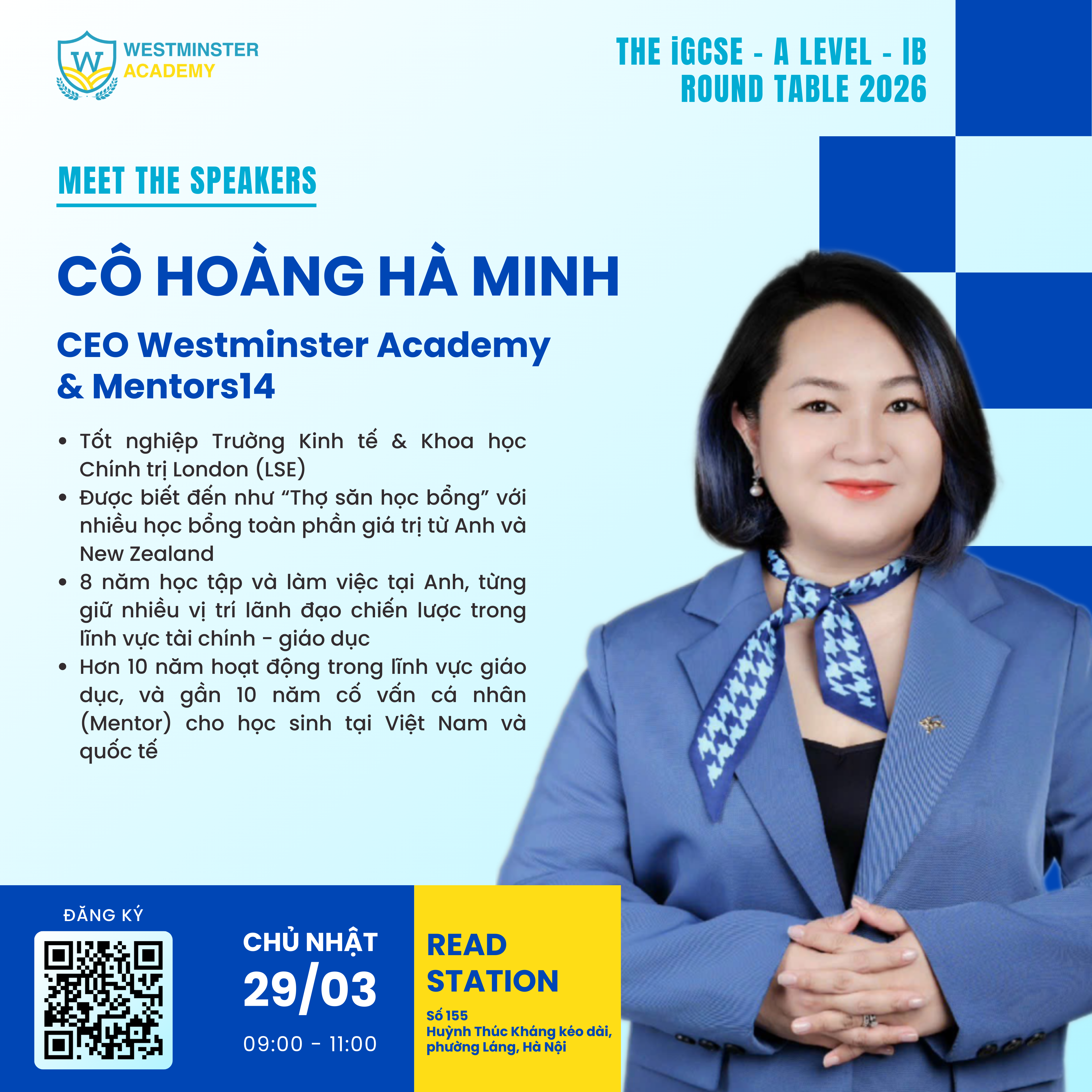 Luyện thi iGCSE Hà Nội: Gặp gỡ đội ngũ chuyên gia tại THE iGCSE - A LEVEL - IB ROUND TABLE 2026 1 Cô Hoàng Hà Minh chia sẻ chiến lược luyện thi iGCSE Hà Nội